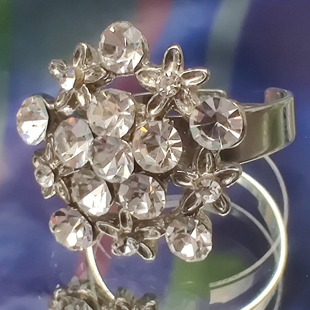 Super Sparkle Rhinestone Statement Ring